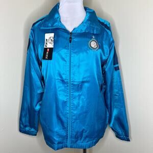 NWT Nike Inter Milan Jacket XL Mens Blue Satin Full Zip Soccer Football Training